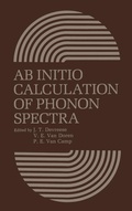 Cover: AB Initio Calculation of Phonon Spectra - Springer