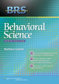 Enlarge image Cover: BRS Behavioral Science - Lippincott Williams and Wilkins