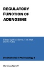 Cover: Regulatory Function of Adenosine - Springer