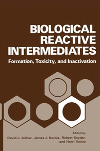 Enlarge image Cover: Biological Reactive Intermediates - Springer