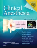 Cover: Clinical Anesthesia, 7e: Print + Ebook with Multimedia - Lippincott Williams and Wilkins