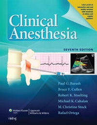 Enlarge image Cover: Clinical Anesthesia, 7e: Print + Ebook with Multimedia - Lippincott Williams and Wilkins