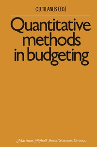 Enlarge image Cover: Quantitative methods in budgeting - Springer
