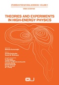 Cover: Theories and Experiments in High-Energy Physics - Springer