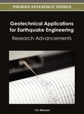 Cover: Geotechnical Applications for Earthquake Engineering - Idea Group,U.S.