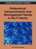 Cover: Professional Advancements and Management Trends in the IT Sector - Idea Group,U.S.