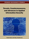 Cover: Threats, Countermeasures, and Advances in Applied Information Security - Idea Group,U.S.
