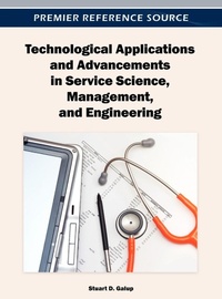 Enlarge image Cover: Technological Applications and Advancements in Service Science, Management, and Engineering - Idea Group,U.S.