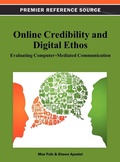 Cover: Online Credibility and Digital Ethos - Idea Group,U.S.