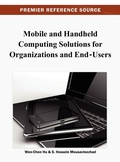 Cover: Mobile and Handheld Computing Solutions for Organizations and End-Users - Idea Group,U.S.