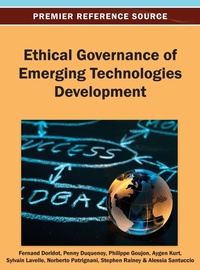 Enlarge image Cover: Ethical Governance of Emerging Technologies Development - Idea Group,U.S.