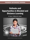 Cover: Outlooks and Opportunities in Blended and Distance Learning - Idea Group,U.S.