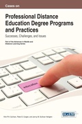 Cover: Cases on Professional Distance Education Degree Programs and Practices - Idea Group,U.S.