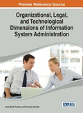 Cover: Organizational, Legal, and Technological Dimensions of Information System Administation - Idea Group,U.S.