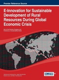 Cover: E-Innovation for Sustainable Development of Rural Resources During Global Economic Crisis - Idea Group,U.S.