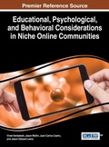 Cover: Educational, Psychological, and Behavioral Considerations in Niche Online Communities - Idea Group,U.S.