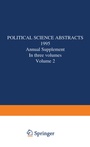 Cover: Political Science Abstracts - Springer