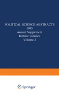Cover: Political Science Abstracts - Springer