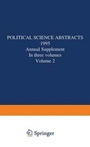 Cover: Political Science Abstracts: Annual Supplement - Kluwer Academic / Plenum Publishers