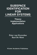 Cover: Subspace Identification for Linear Systems - Springer