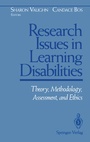 Cover: Research Issues in Learning Disabilities - Springer