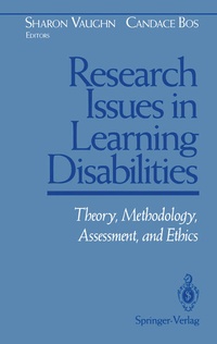 Enlarge image Cover: Research Issues in Learning Disabilities - Springer