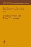 Cover: Microstructure and Phase Transition - Springer