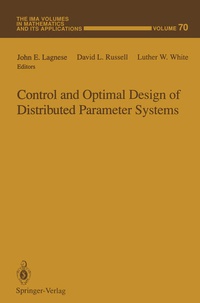 Enlarge image Cover: Control and Optimal Design of Distributed Parameter Systems - Springer
