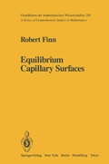 Cover: Equilibrium Capillary Surfaces - Springer