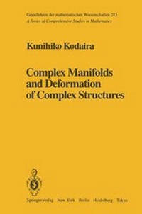 Abbildung von: Complex Manifolds and Deformation of Complex Structures - Springer