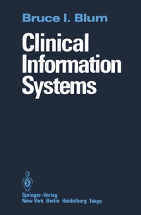 Enlarge image Cover: Clinical Information Systems - Springer