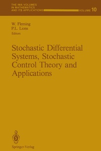 Enlarge image Cover: Stochastic Differential Systems, Stochastic Control Theory and Applications - Springer