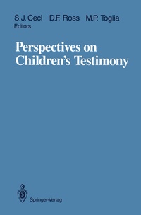 Enlarge image Cover: Perspectives on Children's Testimony - Springer