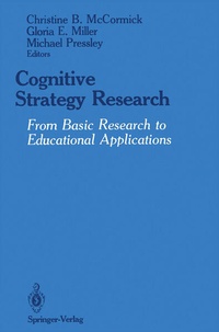 Enlarge image Cover: Cognitive Strategy Research - Springer