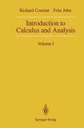 Cover: Introduction to Calculus and Analysis - Springer