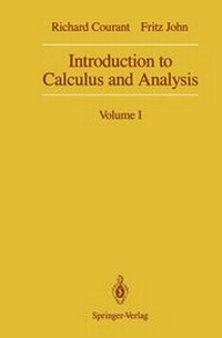 Enlarge image Cover: Introduction to Calculus and Analysis - Springer