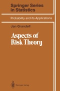 Cover: Aspects of Risk Theory - Springer