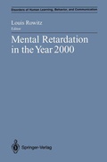 Cover: Mental Retardation in the Year 2000 - Springer