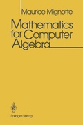 Cover: Mathematics for Computer Algebra - Springer
