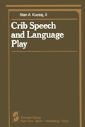 Cover: Crib Speech and Language Play - Springer
