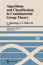 Cover: Algorithms and Classification in Combinatorial Group Theory - Springer