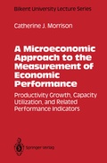Cover: A Microeconomic Approach to the Measurement of Economic Performance - Springer
