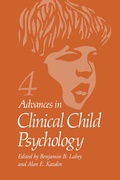 Cover: Advances in Clinical Child Psychology - Springer
