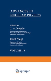 Enlarge image Cover: Advances in Nuclear Physics - Springer