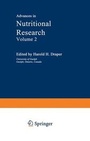 Cover: Advances in Nutritional Research - Springer