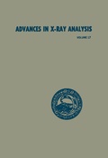 Cover: Advances in X-Ray Analysis - Springer