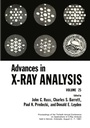 Cover: Advances in X-Ray Analysis - Springer