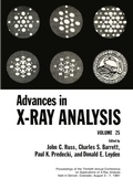 Cover: Advances in X-Ray Analysis - Springer