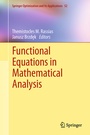 Cover: Functional Equations in Mathematical Analysis - Springer