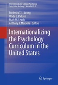Cover: Internationalizing the Psychology Curriculum in the United States - Springer